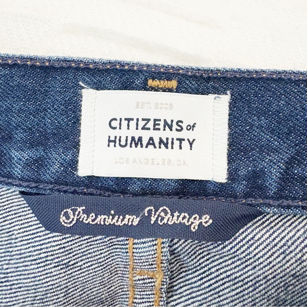 Citizens Of Humanity Camilla Long Loose 7” Denim Jean Shorts - Picture 6 of 11